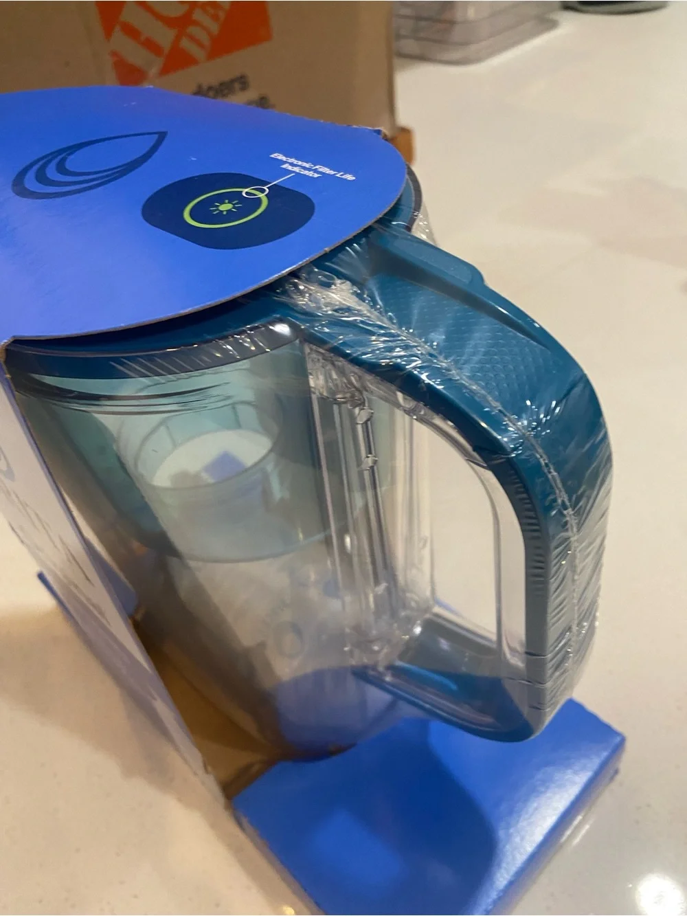 BRITA Original Water Filter Pitcher in Clear/Blue